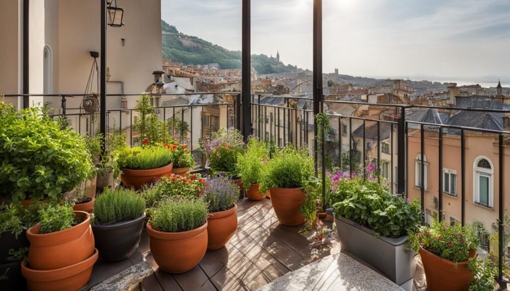 European balcony gardens