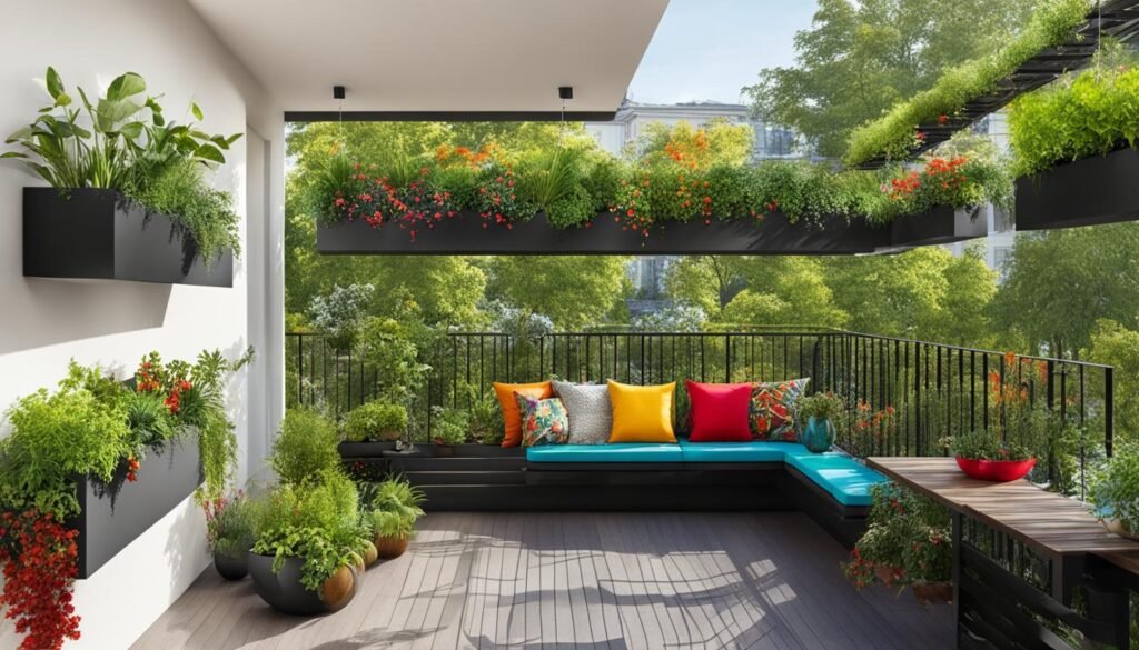 balcony gardens appear larger