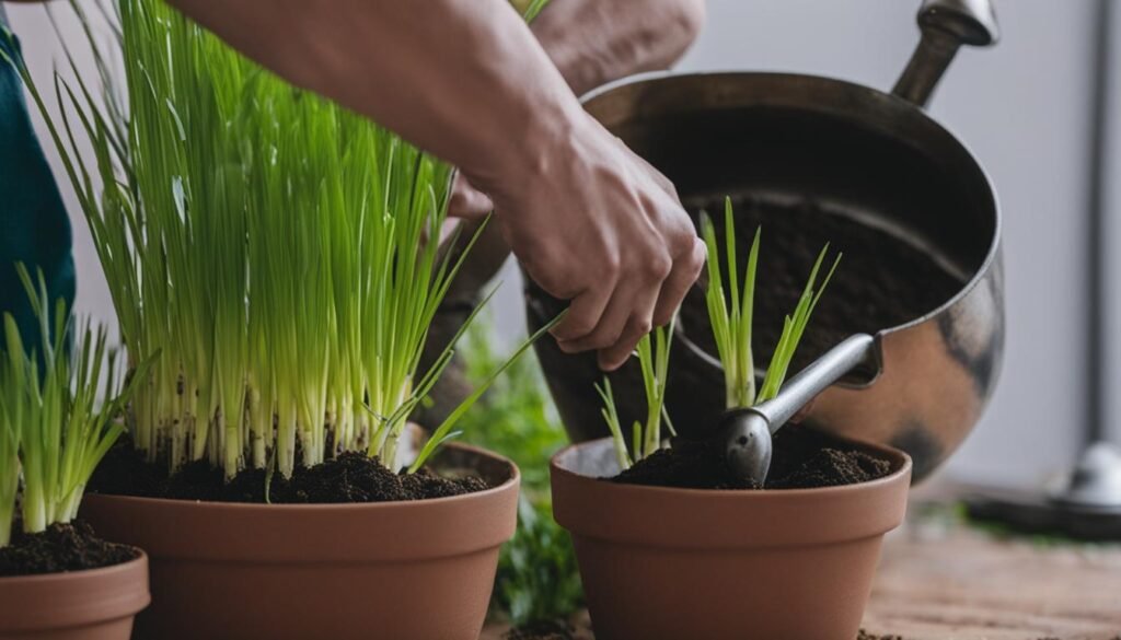 Growing Lemon Grass Plants