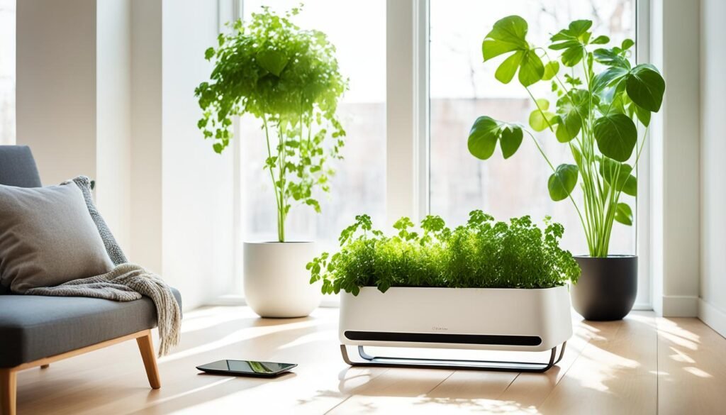 click and grow smart planter